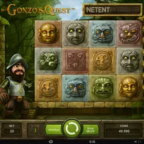 PlayIO - Gonzo's Quest Slot Game - NetEnt Adventure Slot